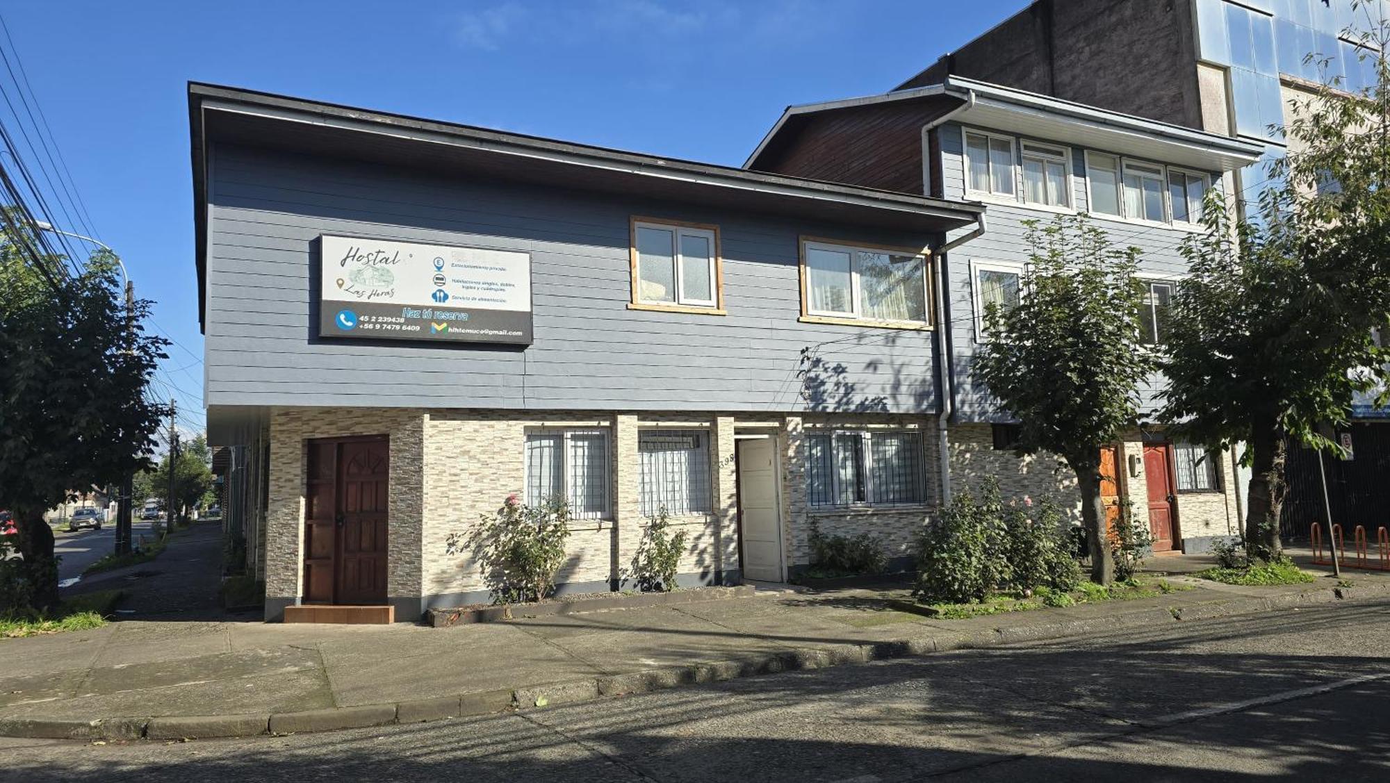 Hostal Las Heras 特木科 外观 照片